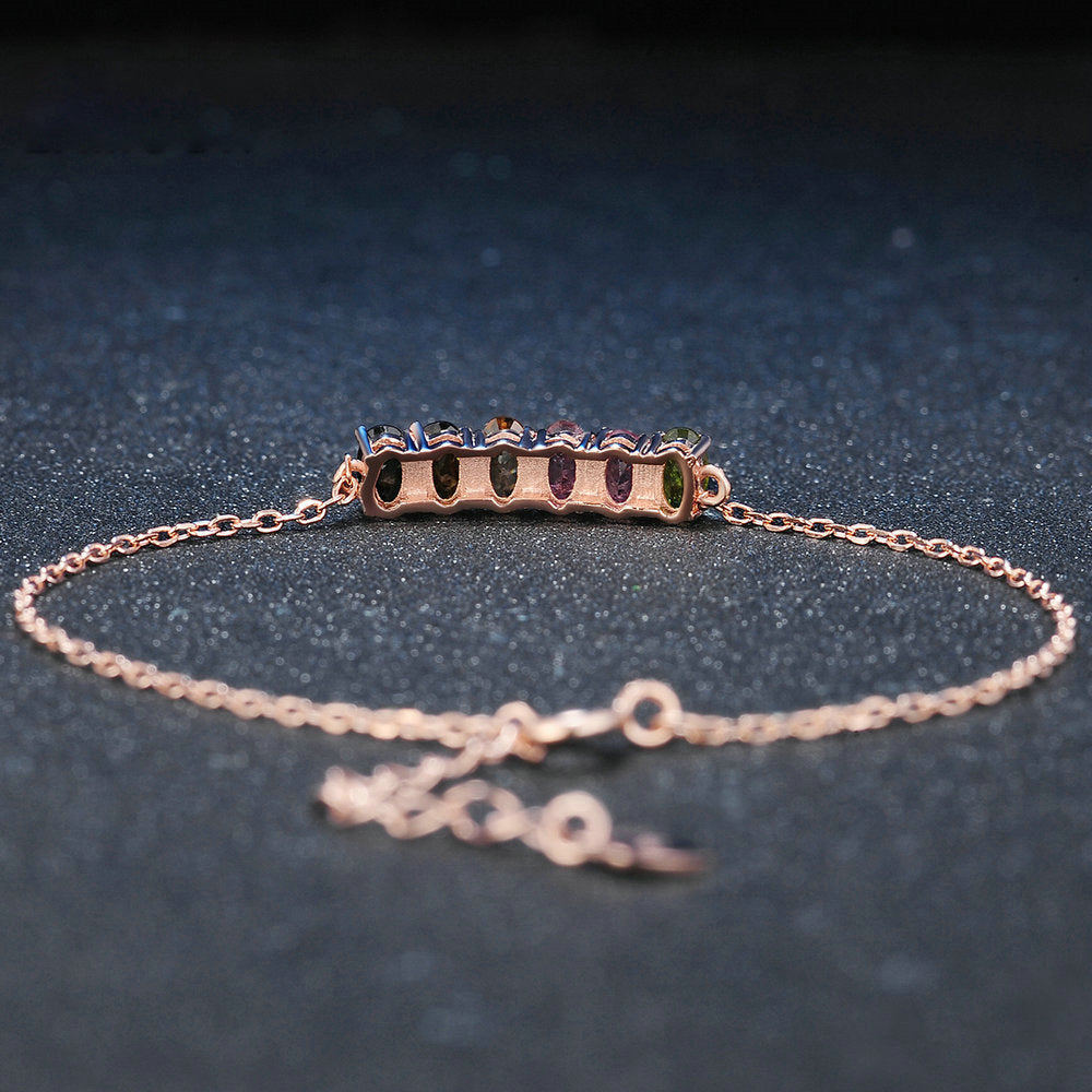 Natural tourmaline bracelet