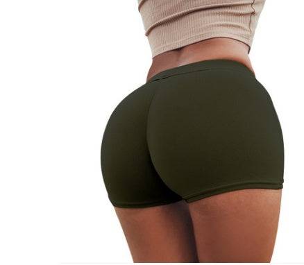 low waist yoga shorts