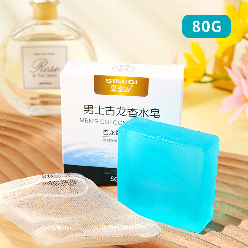 Men's Oil Control Anti-mite Cologne Perfume Bath Soap