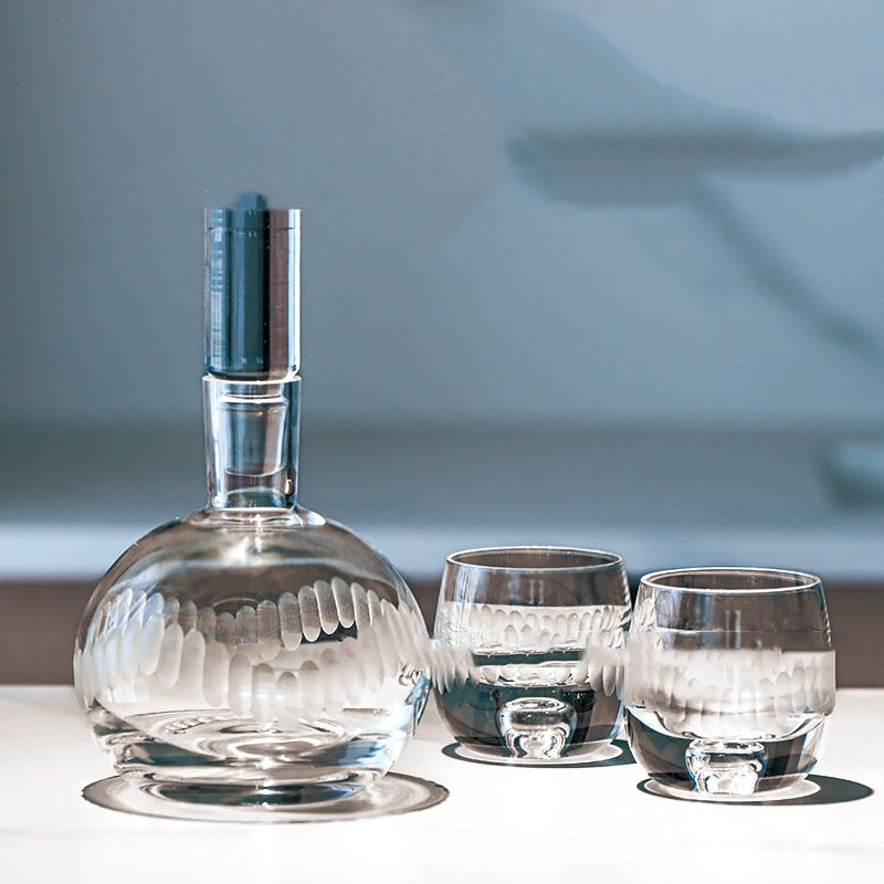 Light Luxury High-end Whiskey Shot Glass High-end Sense Suit