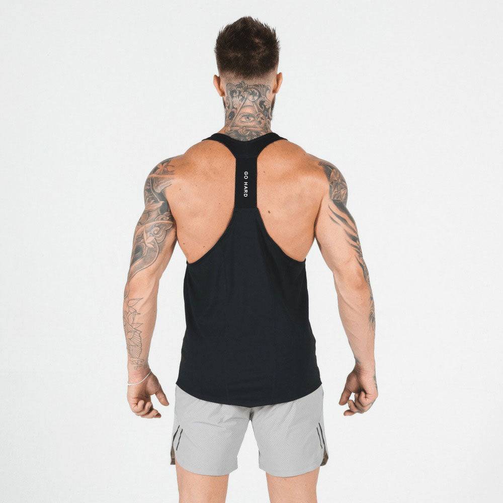 sleeveless gym shirt