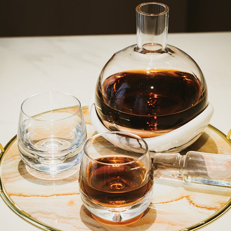 Light Luxury High-end Whiskey Shot Glass High-end Sense Suit