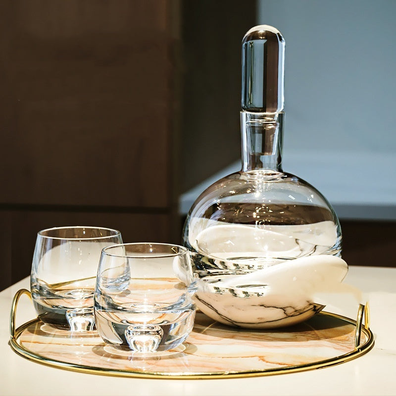 Light Luxury High-end Whiskey Shot Glass High-end Sense Suit